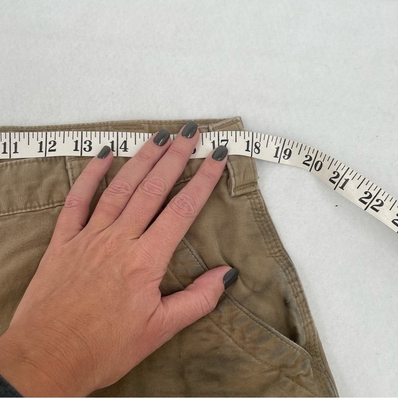 CARHARTT Men’s Worn Used Dungaree Fit Work Pants size: 36x34 - Picture 8 of 10